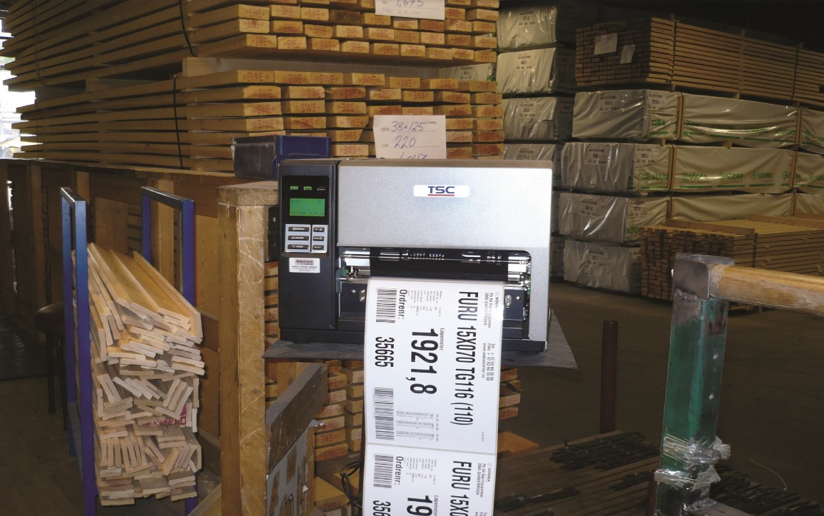 TSC TTP-384M 條碼機(jī)在挪威打印棧板標(biāo)簽